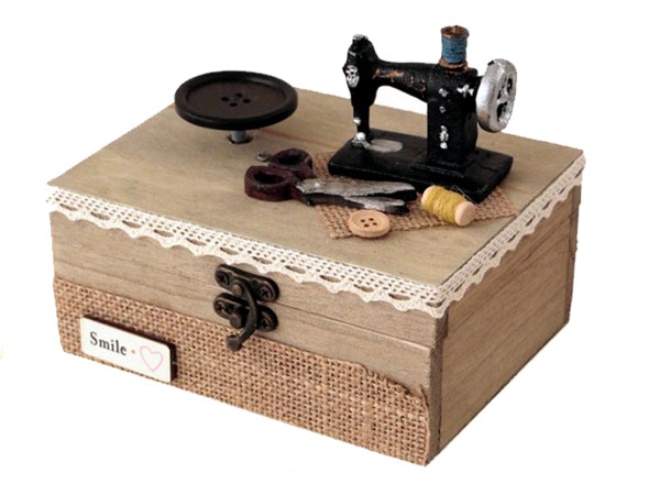 Caja musical Maquina de coser pq.
