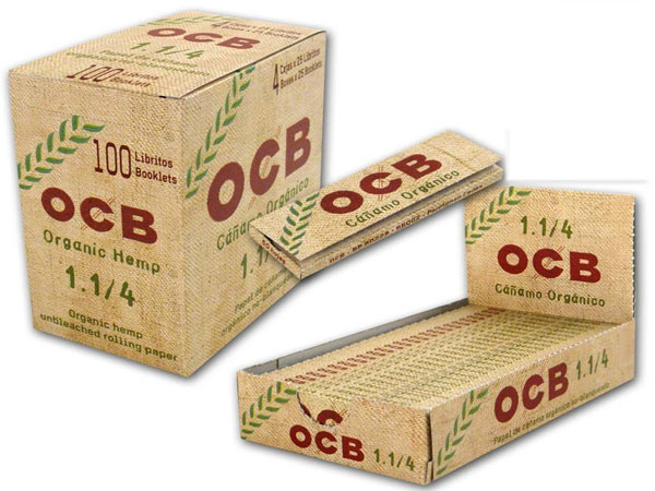 Librillos OCB Organic 1 1/4 - Click en la imagen para cerrar
